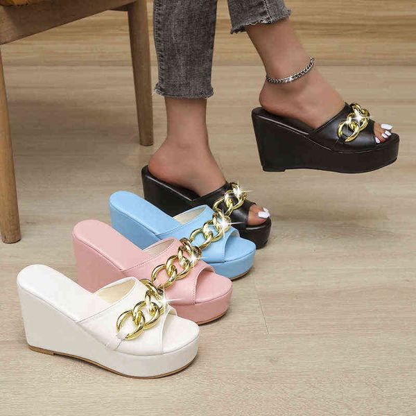 women's slippers flip brand women's round head open toe leisure outdoor women's wedge heel necklace high heels 2022 new large, Black
women's slippers flip brand women's round head open toe leisure outdoor women's wedge heel necklace high heels 2022 new large, Black
