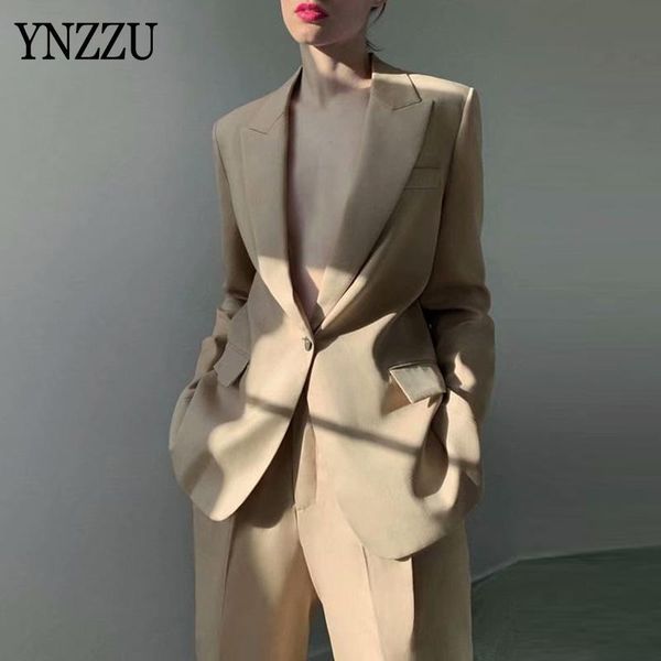 office ladies khaki blazer 2021 autumn winter long sleeve single breasted female jacket chic women outwear ynzzu 9o197 women's suits &, White;black
office ladies khaki blazer 2021 autumn winter long sleeve single breasted female jacket chic women outwear ynzzu 9o197 women's suits &, White;black