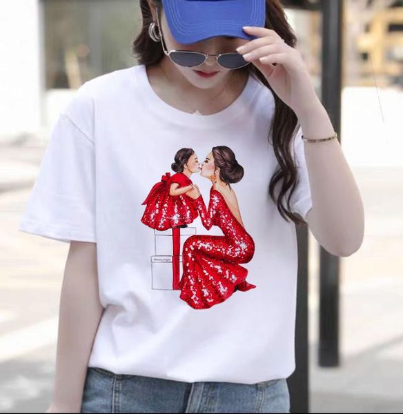 women's t-shirt women clothes 2021 summer vogue print super mom tshirt harajuku casual comfortable maternal eternal female, White
women's t-shirt women clothes 2021 summer vogue print super mom tshirt harajuku casual comfortable maternal eternal female, White