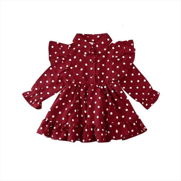 spring 1 7years toddler girl dress kid baby clothes ruffle swing polka dots party autumn dresses, Red;yellow
spring 1 7years toddler girl dress kid baby clothes ruffle swing polka dots party autumn dresses, Red;yellow