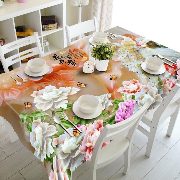 tablecloth chinese style peony pattern merry christmas waterproof cloth thicken rectangular and round table for wedding
tablecloth chinese style peony pattern merry christmas waterproof cloth thicken rectangular and round table for wedding