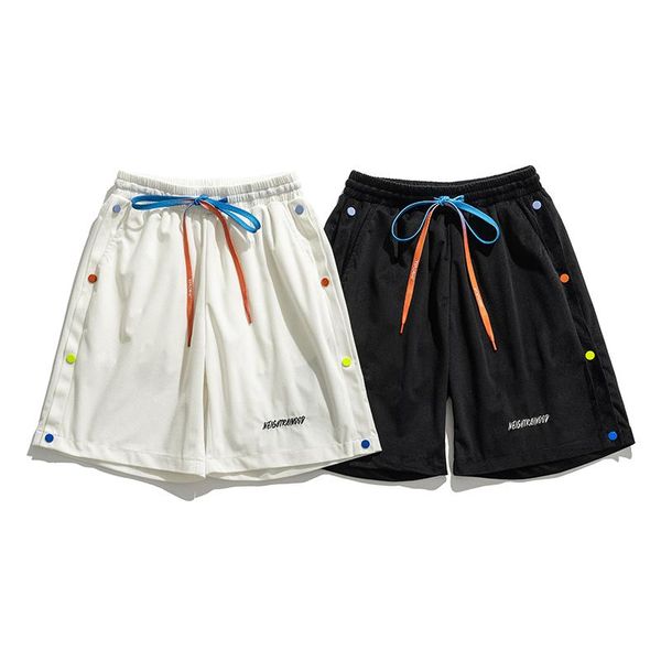 men's shorts original summer colourful button men short pants women boyfriend style oversize trousers hip hop streetwear casual, White;black
men's shorts original summer colourful button men short pants women boyfriend style oversize trousers hip hop streetwear casual, White;black
