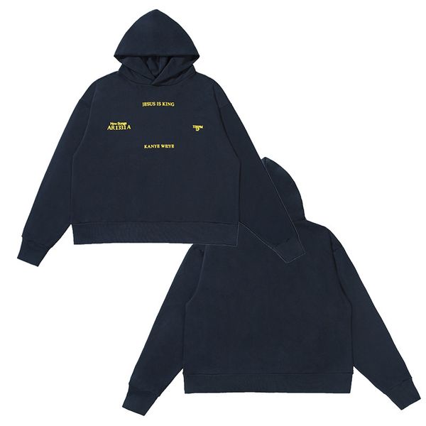 the fine fleece hoodies gaojiechao kanye album cover slogan loose plush hooded sweater jesus is king winter, Black
the fine fleece hoodies gaojiechao kanye album cover slogan loose plush hooded sweater jesus is king winter, Black