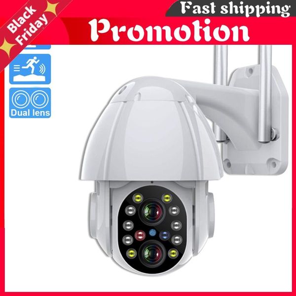cameras 1080p ip camera outdoor dual-lens wifi 4x digital zoom two way audio auto tracking home security surveillance
cameras 1080p ip camera outdoor dual-lens wifi 4x digital zoom two way audio auto tracking home security surveillance