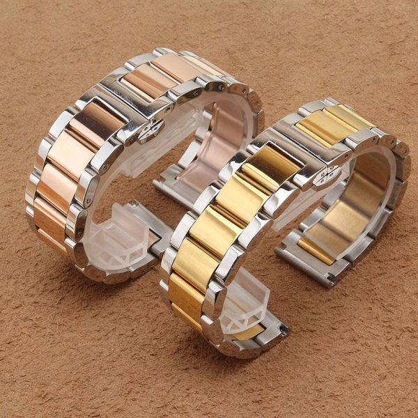 watch bands watchband straps stainless steel with butterfly buckle 18mm 20mm 21mm 22mm 24mm metal accessories silver and gold/rosegold, Black;brown
watch bands watchband straps stainless steel with butterfly buckle 18mm 20mm 21mm 22mm 24mm metal accessories silver and gold/rosegold, Black;brown