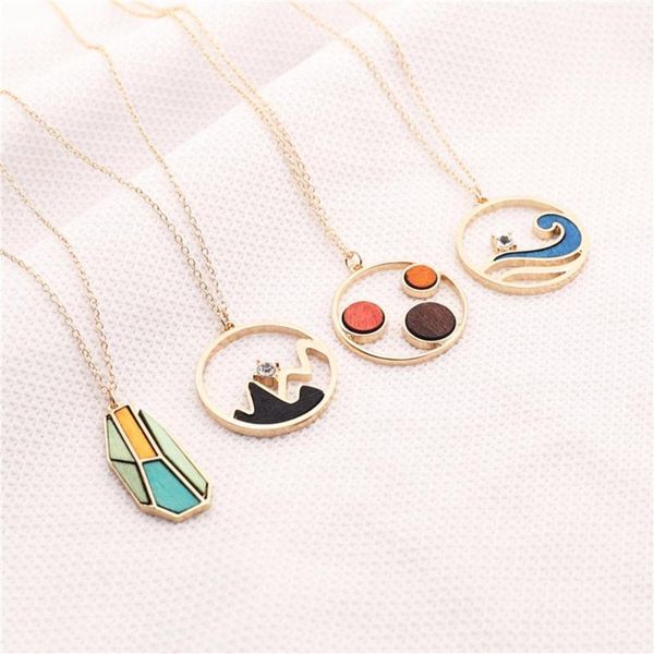 pendant necklaces 8seasons fashion necklace gold color chains blue green round wave wooden rhinestone pendants collar women party jewelry,1p, Silver
pendant necklaces 8seasons fashion necklace gold color chains blue green round wave wooden rhinestone pendants collar women party jewelry,1p, Silver