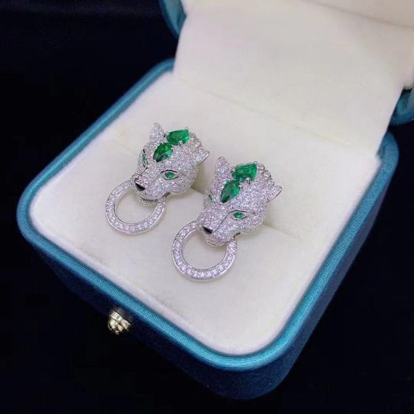 stud leopard earring 925 sterling silver with cubic zircon fine women jewelry green blue red color, Golden;silver
stud leopard earring 925 sterling silver with cubic zircon fine women jewelry green blue red color, Golden;silver