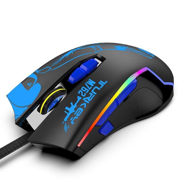 mice wired gaming mouse rgb ergonomic 8 programmable buttons 800/1200/1600/2400/4800/6400dpi/ light/ plug & play blue
mice wired gaming mouse rgb ergonomic 8 programmable buttons 800/1200/1600/2400/4800/6400dpi/ light/ plug & play blue