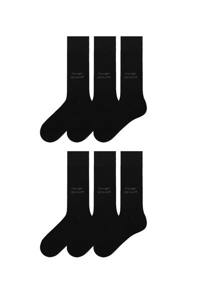 men's socks bross 6-pack customizable adult, Black 
men's socks bross 6-pack customizable adult, Black