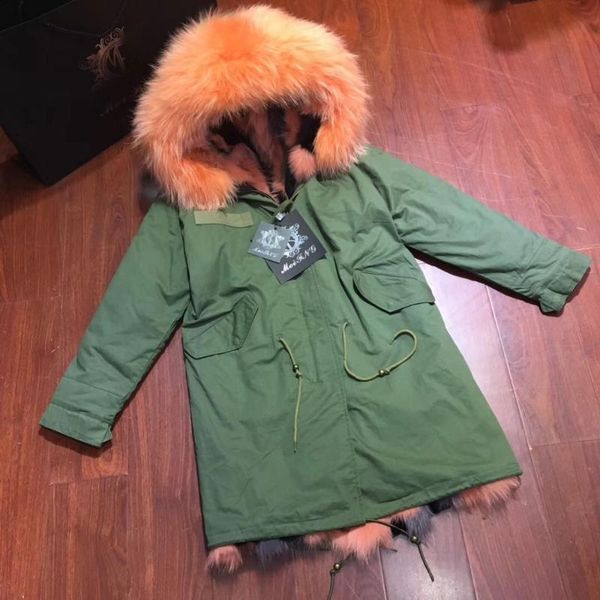 women's fur & faux miltary long orange parka winter triple color luxury raccoon hoodies wear, Black
women's fur & faux miltary long orange parka winter triple color luxury raccoon hoodies wear, Black
