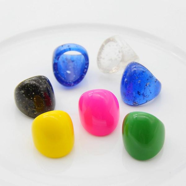 cluster rings fishsheep punk geometric big resin for women colorful large round acrylic glitter finger ring female fashion party jewelry, Golden;silver
cluster rings fishsheep punk geometric big resin for women colorful large round acrylic glitter finger ring female fashion party jewelry, Golden;silver