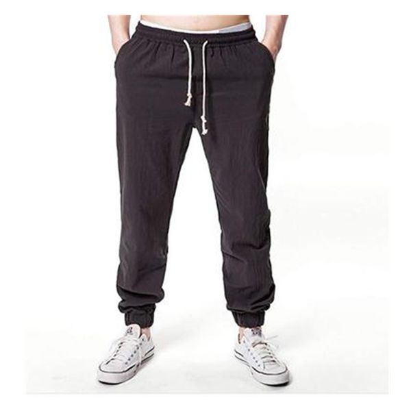 mens solid color long pants fashion trend hip hop drawstring fitness running sweatpants designer summer male casual loose cargo trousers, Black
mens solid color long pants fashion trend hip hop drawstring fitness running sweatpants designer summer male casual loose cargo trousers, Black