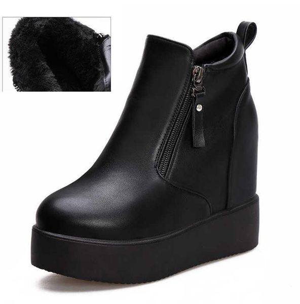 boots 2021 fashion warm women winter platform zipper female casual shoes with fur ladie ankle n231, Black
boots 2021 fashion warm women winter platform zipper female casual shoes with fur ladie ankle n231, Black