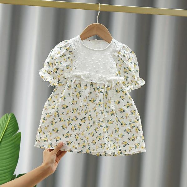 girl's dresses baby girls floral summer dress korean fashion toddler patchwork princess vestidos infant short sleeve casual costumes, Red;yellow
girl's dresses baby girls floral summer dress korean fashion toddler patchwork princess vestidos infant short sleeve casual costumes, Red;yellow