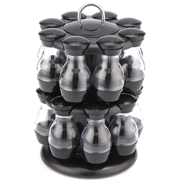 kitchen storage & organization 16pcs condiment set 360 rotating spice jar rack cruet bottle coffee sugar seal container castor
kitchen storage & organization 16pcs condiment set 360 rotating spice jar rack cruet bottle coffee sugar seal container castor