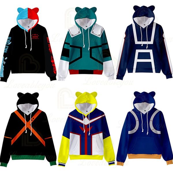 men's hoodies & sweatshirts my hero academia hoodie adult/child cat ear harajuku fashion casual sweatshirt long sleeve street clo, Black
men's hoodies & sweatshirts my hero academia hoodie adult/child cat ear harajuku fashion casual sweatshirt long sleeve street clo, Black