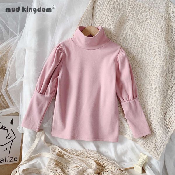 mudkingdom puff sleeve baby girls solid color high neck cotton bottoming shirt for children warm autumn clothes 210615, Blue
mudkingdom puff sleeve baby girls solid color high neck cotton bottoming shirt for children warm autumn clothes 210615, Blue