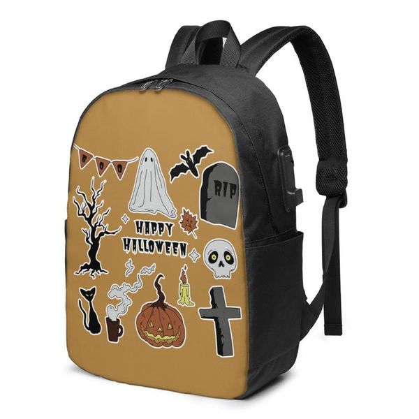 backpack happy halloween party backpacks pumpkin basic charger usb elementary school teen print bags
backpack happy halloween party backpacks pumpkin basic charger usb elementary school teen print bags