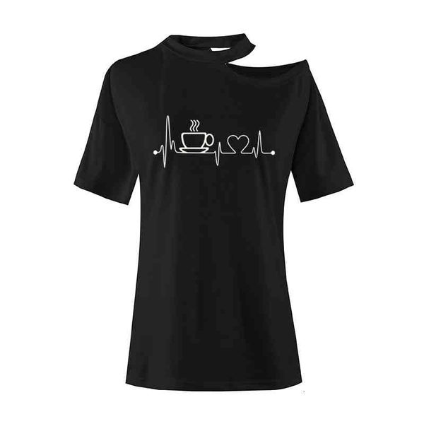 cotton casual funny t shirt coffee heartbeat lifeline print women for lady girl tee hipster drop ship camisetas, White
cotton casual funny t shirt coffee heartbeat lifeline print women for lady girl tee hipster drop ship camisetas, White