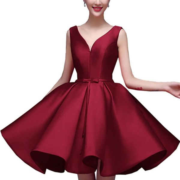 2022 deep v-neck mini prom dresses with satin bow lace up plus size homecoming cocktail party special occasion gown vestido fiesta bh01, Blue;pink
2022 deep v-neck mini prom dresses with satin bow lace up plus size homecoming cocktail party special occasion gown vestido fiesta bh01, Blue;pink