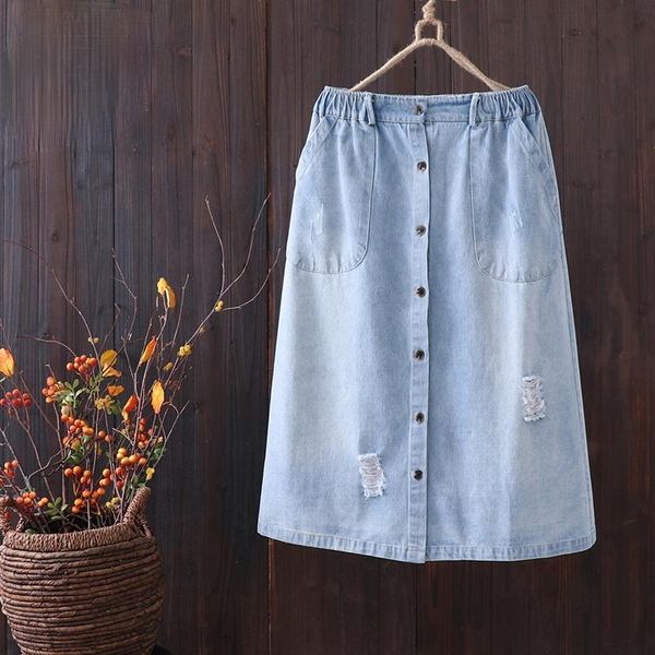 skirts denim button a-line empire preppy style skirt mid-calf women summer dm001, Black
skirts denim button a-line empire preppy style skirt mid-calf women summer dm001, Black