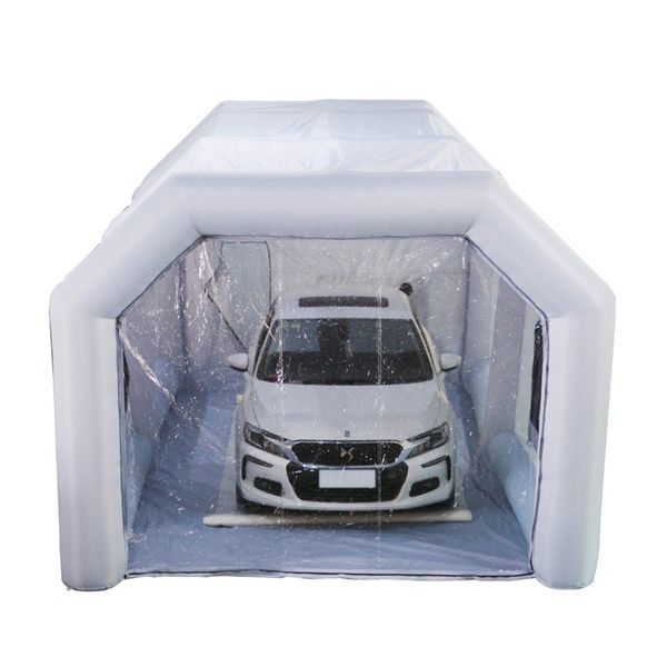 automobile inflatable spray paint booth car workstation spraying tent for cars