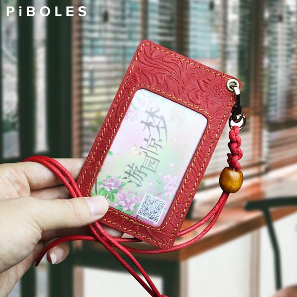 card holders retro genuine leather id badge holder work handmade cowhide student identity bus case pocket coin purse with lanyard, Brown;gray
card holders retro genuine leather id badge holder work handmade cowhide student identity bus case pocket coin purse with lanyard, Brown;gray