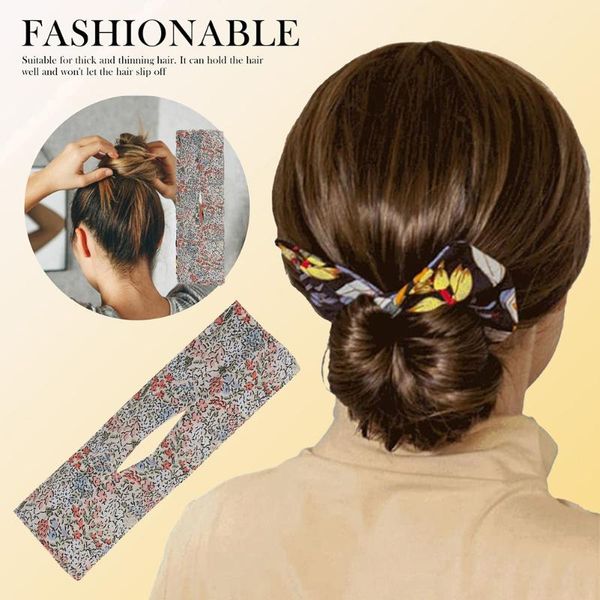 hair straighteners lazy coiler clip bun women fashion fabric foral bands rope summer knotted wire headband print hairpin, Black
hair straighteners lazy coiler clip bun women fashion fabric foral bands rope summer knotted wire headband print hairpin, Black
