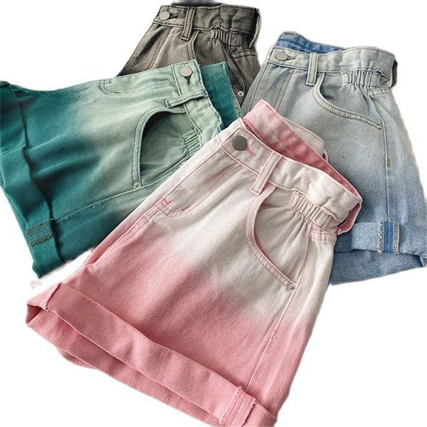 women's shorts summer 2021 denim high waist a-line slimming variation cotton pink street, White;black
women's shorts summer 2021 denim high waist a-line slimming variation cotton pink street, White;black