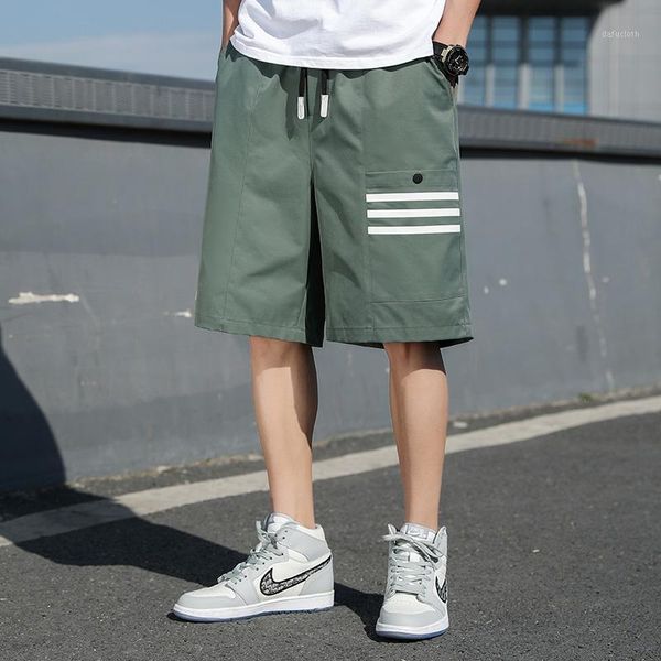 men's shorts 2021 summer shorts, printed multi pocket design, large capris, 109-k103, White;black
men's shorts 2021 summer shorts, printed multi pocket design, large capris, 109-k103, White;black