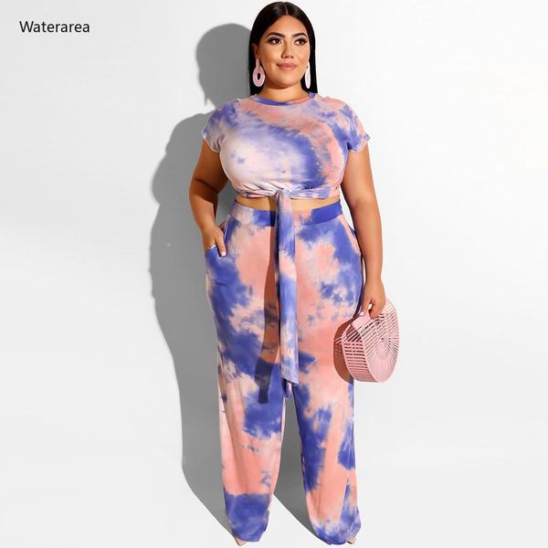 summer plus size women o-neck short sleeve crop straight long pants casual tie-dye print twice piece set 19259 women's tracksuits, Gray
summer plus size women o-neck short sleeve crop straight long pants casual tie-dye print twice piece set 19259 women's tracksuits, Gray
