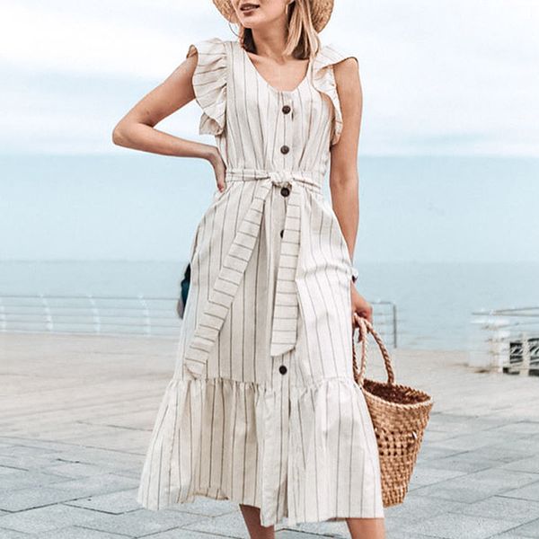 casual dresses striped ruffles single breasted women dress v-neck pockets sashes butterfly sleeve long female lady clothes 6msg, Black;gray
casual dresses striped ruffles single breasted women dress v-neck pockets sashes butterfly sleeve long female lady clothes 6msg, Black;gray
