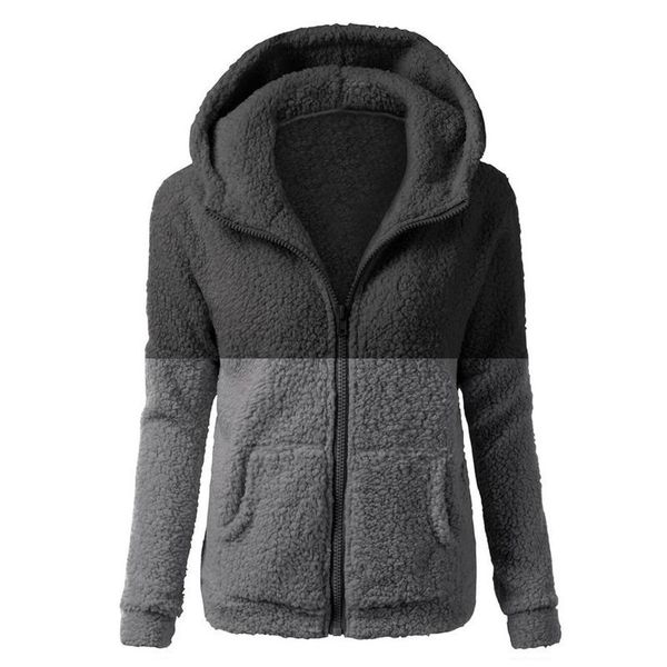 women's hoodies & sweatshirts 2021 winter warm hooded women zip up wool sweatershirt coat harajuku outwear long sleeve casual sweatersh, Black
women's hoodies & sweatshirts 2021 winter warm hooded women zip up wool sweatershirt coat harajuku outwear long sleeve casual sweatersh, Black