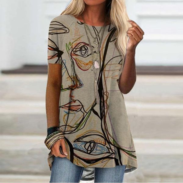 women's t-shirt women t shirt summer casual loose 2021 printed ladies short sleeve o neck oversize tees pullover, White
women's t-shirt women t shirt summer casual loose 2021 printed ladies short sleeve o neck oversize tees pullover, White