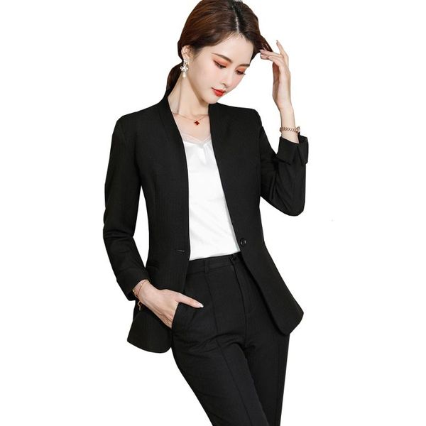 women's two piece pants 2021 latest v-neck elegant women pant suit ladies black apricot jacket blazer and trousers 2 set for work wear, White
women's two piece pants 2021 latest v-neck elegant women pant suit ladies black apricot jacket blazer and trousers 2 set for work wear, White