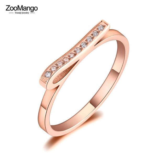 wedding rings zoomango titanium stainless steel fine brand mosaic cz crystal rose gold bridal ring jewelry for women zr19108, Slivery;golden
wedding rings zoomango titanium stainless steel fine brand mosaic cz crystal rose gold bridal ring jewelry for women zr19108, Slivery;golden