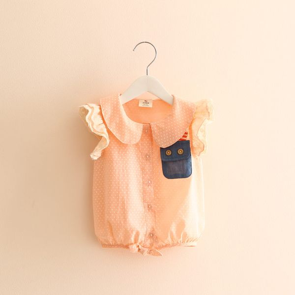 Hot Summer Yellow Green Pink Color Patchwork Sweet Cute Baby Kids Girl Short Fly Sleeve Rabbit Pocket Thin Blouse Shirt, White
Hot Summer Yellow Green Pink Color Patchwork Sweet Cute Baby Kids Girl Short Fly Sleeve Rabbit Pocket Thin Blouse Shirt, White