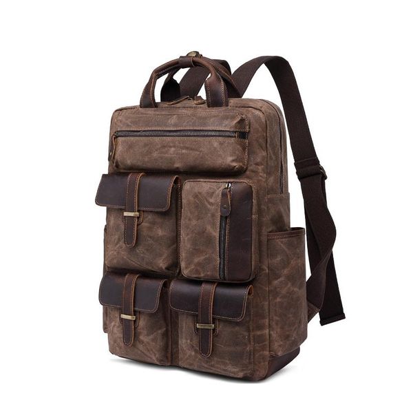 backpack fashion crazy horse leather men backpacks vintage genuine women brand business travle bag bolsa masculina
backpack fashion crazy horse leather men backpacks vintage genuine women brand business travle bag bolsa masculina