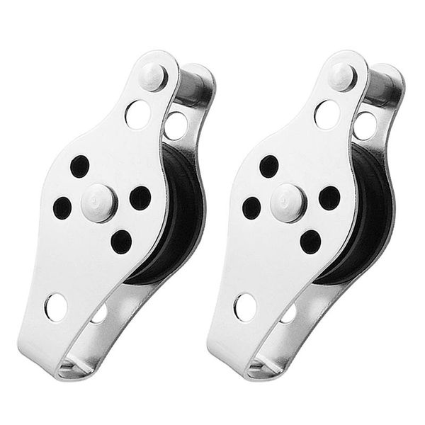 2pcs stainless steel 316 pulley blocks rope runner kayak boat accessories canoe anchor trolley kit for 2mm to 8mm rafts/inflatable boats
2pcs stainless steel 316 pulley blocks rope runner kayak boat accessories canoe anchor trolley kit for 2mm to 8mm rafts/inflatable boats