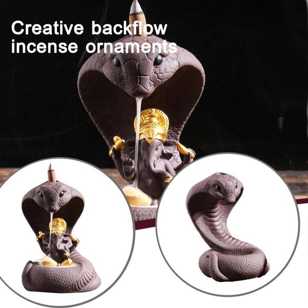 fragrance lamps snake incense censer cobra burner burning holder backflow waterfall pottery porcelain stick bracket decoration
fragrance lamps snake incense censer cobra burner burning holder backflow waterfall pottery porcelain stick bracket decoration