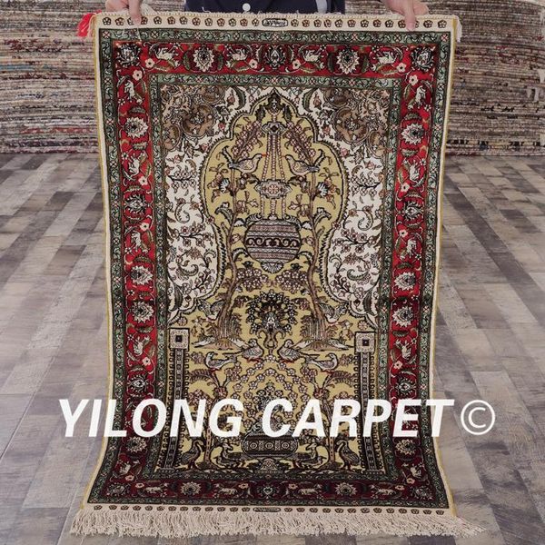carpets yilong 2.5x4' persian handmade silk carpet high value unique pattern gold rug (lh137a2.5x4)
carpets yilong 2.5x4' persian handmade silk carpet high value unique pattern gold rug (lh137a2.5x4)
