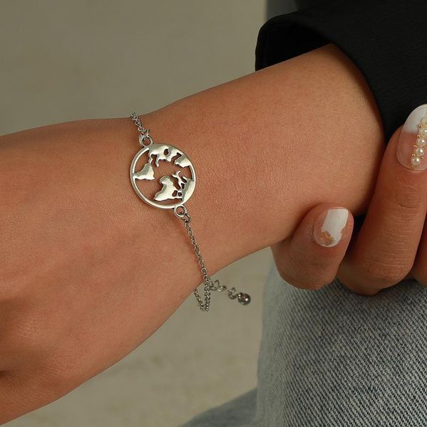 link, chain map women bracelet hollow bracelets for woman fashion bangles ladies party jewellery trendy silver color zinc alloy bransoletka, Black
link, chain map women bracelet hollow bracelets for woman fashion bangles ladies party jewellery trendy silver color zinc alloy bransoletka, Black
