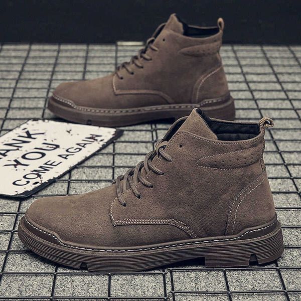 autumn and winter tooling boots men's high british martin boots men's shoes warm snow, Black
autumn and winter tooling boots men's high british martin boots men's shoes warm snow, Black