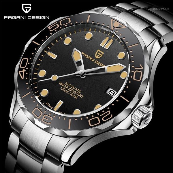 wristwatches pagani design fashion brand silicone men's automatic watches 007 commander men mechanical wristwatch japan nh35a, Slivery;brown
wristwatches pagani design fashion brand silicone men's automatic watches 007 commander men mechanical wristwatch japan nh35a, Slivery;brown
