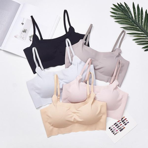 bras soft seamless for women push up brassiere comfort female underwear with pads bra bralette lingerie, Red;black
bras soft seamless for women push up brassiere comfort female underwear with pads bra bralette lingerie, Red;black