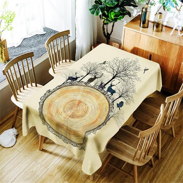style tree-wheel deer bird print polyester waterproof tablecloth home decoration washable dustproof rectangular table cloth
style tree-wheel deer bird print polyester waterproof tablecloth home decoration washable dustproof rectangular table cloth
