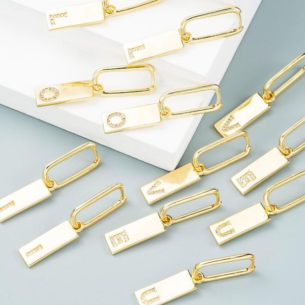 dangle & chandelier fashion ins initial a-z letter drop earrings for woman cubic zirconia alphabet geometric rectangle earring female jewelr, Silver
dangle & chandelier fashion ins initial a-z letter drop earrings for woman cubic zirconia alphabet geometric rectangle earring female jewelr, Silver