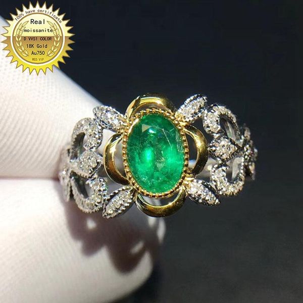 cluster rings 10k gold ring lab created 1ct emerald and moissanite diamond with national certificate em-0017, Golden;silver
cluster rings 10k gold ring lab created 1ct emerald and moissanite diamond with national certificate em-0017, Golden;silver
