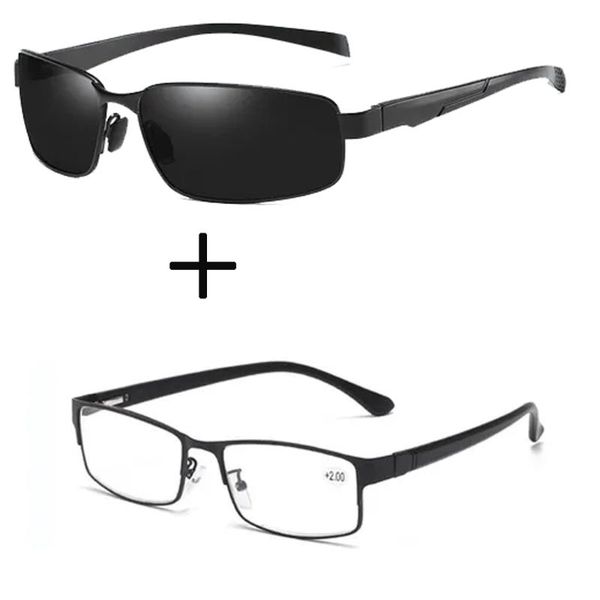 sunglasses 2pcs rectangular comfortable frame ultralight reading glasses for men women and alloy sports polarized outdoor, White;black
sunglasses 2pcs rectangular comfortable frame ultralight reading glasses for men women and alloy sports polarized outdoor, White;black