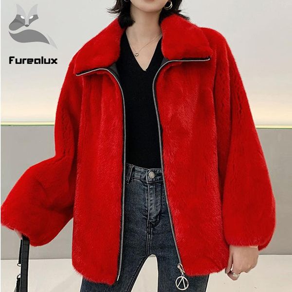 women's fur & faux furealux 2021 fashion winter real mink jackets with stand collar genuine coats women luxury outwear, Black
women's fur & faux furealux 2021 fashion winter real mink jackets with stand collar genuine coats women luxury outwear, Black